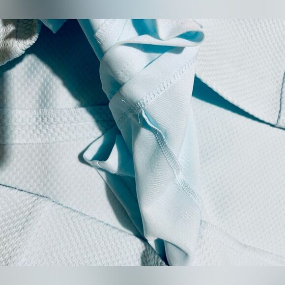 Pappagallo dress aqua blue career business office summer festive women’s 14 - Picture 11 of 11